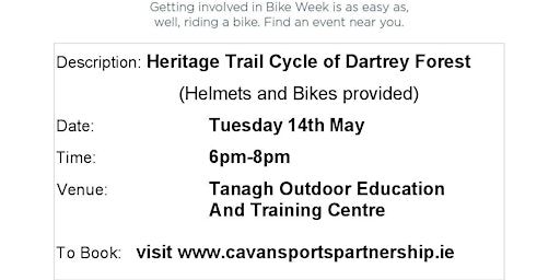 Active Adult (50+) Heritage Trail of Dartrey Forest May 16th (6pm-8pm) | Dartey Forest