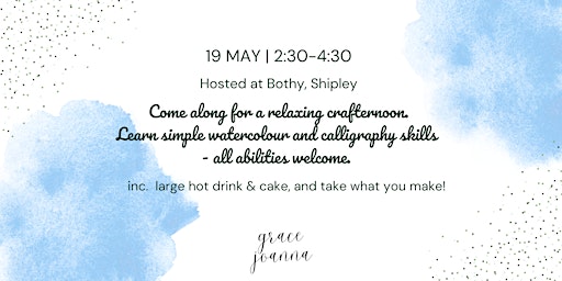 Watercolour Calligraphy workshop | The Bothy Shipley