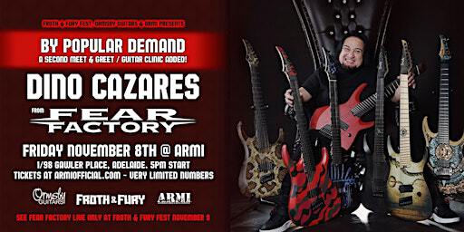 Dino Cazares Guitar Clinic & Meet n Greet - Second Earlier Session | ARMI® Australian Rock & Metal Institute