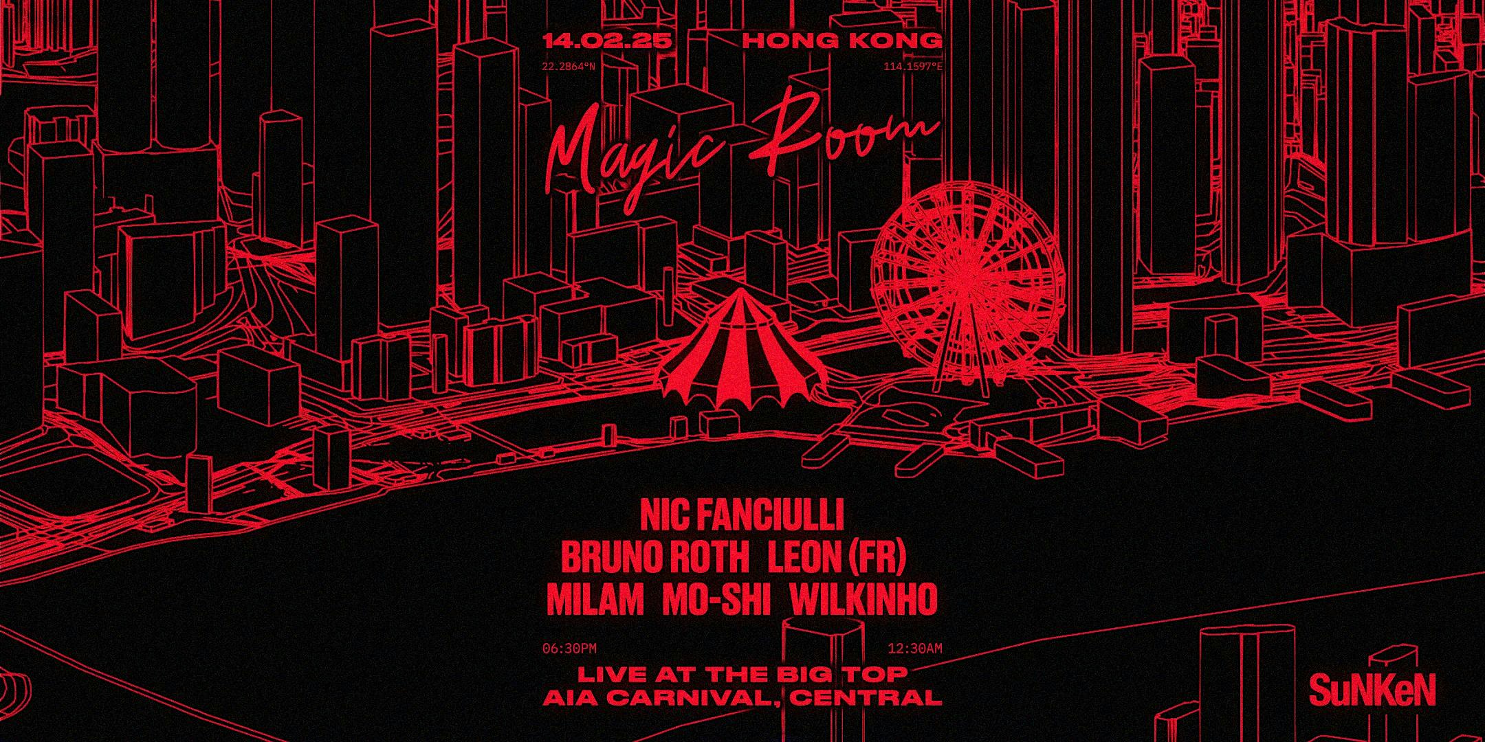 Magic Room x Sunken Live at The Big Top With Nic Fanciulli | AIA Carnival