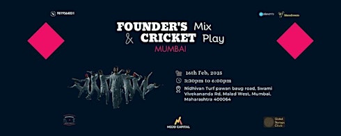 Founder's Mix & Cricket Play 2025 | Nidhivan Turf