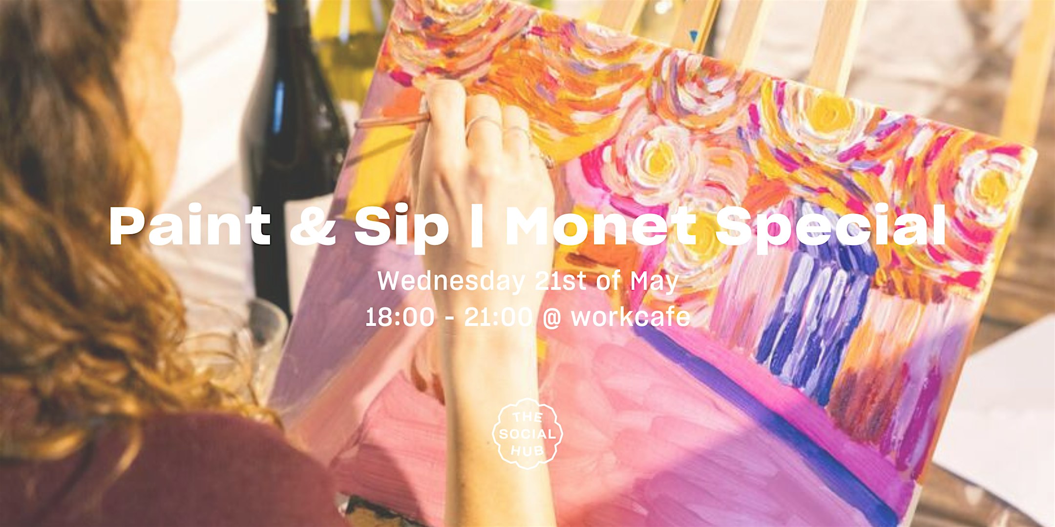 Paint & Sip | Monet Special | The Social Hub Rotterdam