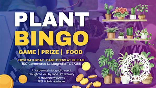 Plant Bingo Magnolia: May Edition | Lone Pint Brewery