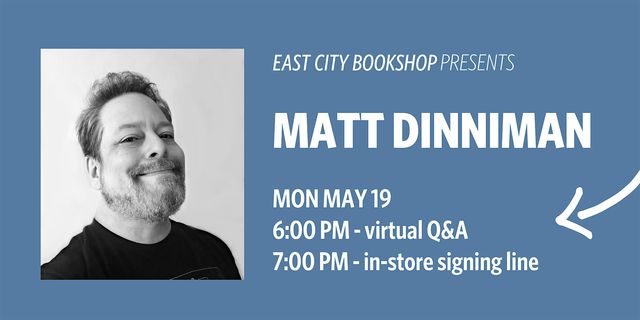 Virtual Q&A, In-Store Signing Line: Matt Dinniman, Dungeon Crawler Carl | East City Bookshop