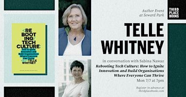 Telle Whitney with Sabina Nawaz — 'Rebooting Tech Culture' | Third Place Books Seward Park