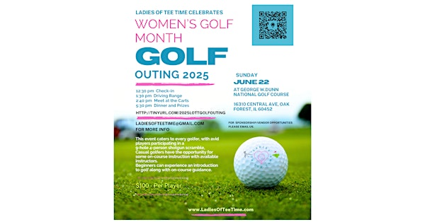 2nd Annual  Women's Golf Month - Golf Outing | George W. Dunne National Golf Course