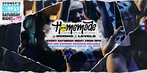 Homemade Saturdays - 5th July 2025 | Home Main Venue