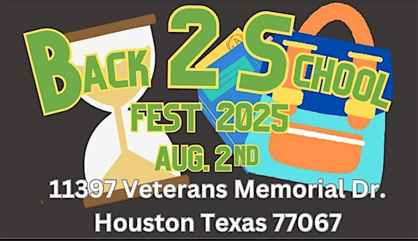 Community Cares Luncheon Back 2 School Fest 2025 Digital Invitation | 4300 Noble St
