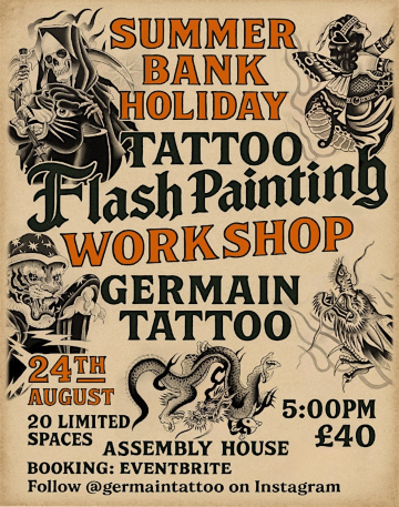 TATTOO FLASH PAINTING WORKSHOP | Assembly House