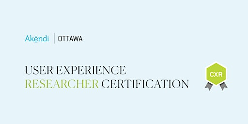 CXR Certification Week - OTTAWA | 150 Elgin St