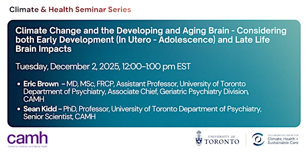 Climate Change and the Developing and Aging Brain | 101 Stokes St.