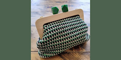 Crochet Clutch with Wooden Clasp Workshop- 2 week | Purple Elephant Cakes Swansea