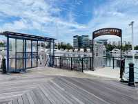 Renting a beach cruise yacht at Sentosa Cove