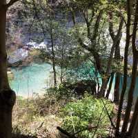 徳島県の秘境にある『琵琶の滝』