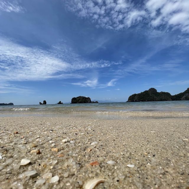 white sand in Langkawi!