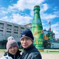 竹南啤酒觀光工廠｜苗栗｜巨大啤酒瓶打卡景點