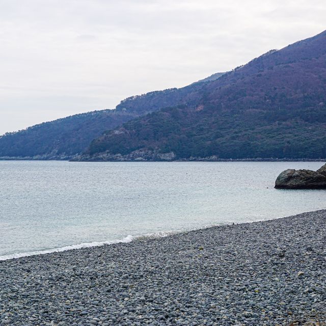 특별한 소리를 들을 수 있는, 흑진주몽돌해변🌊
