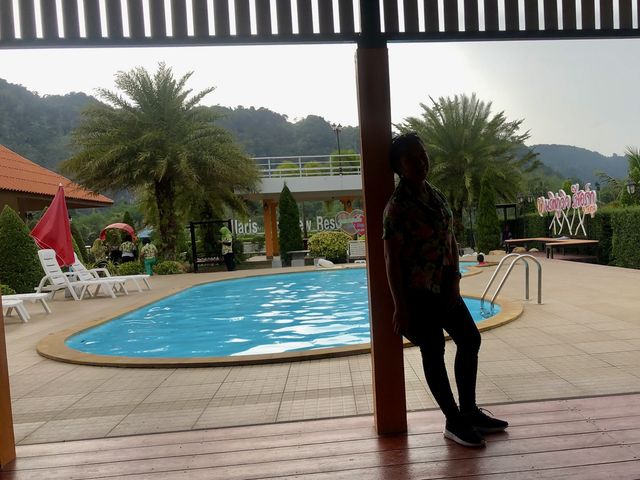 Modelling at Naris Phu View Resort