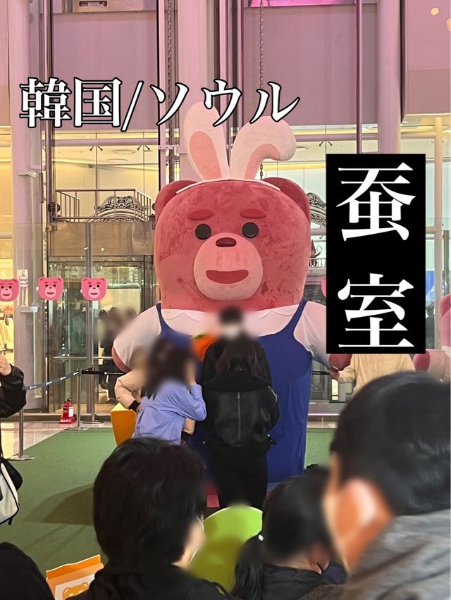 韓国/ソウル【蚕室】ロッテモール内💖巨大ベリーグマに会える♪専門店
