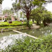 假日悠閒好去處｜護城河親水公園｜親子相處好時光