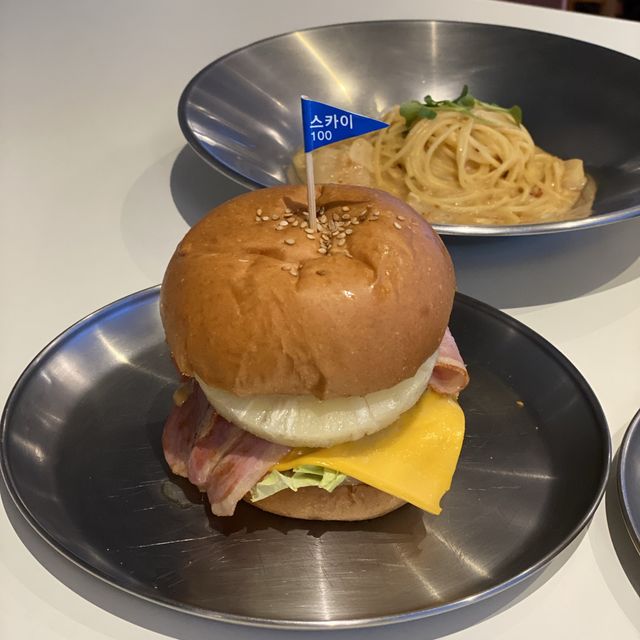 서울 근교 맛집 구리타워 스카이100 레스토랑 전망대