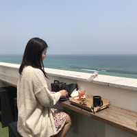 강릉 바다액자뷰가 멋진 루프탑카페 <미르마르>