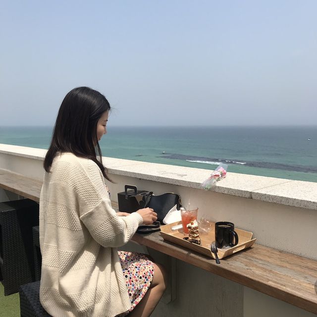 강릉 바다액자뷰가 멋진 루프탑카페 <미르마르>