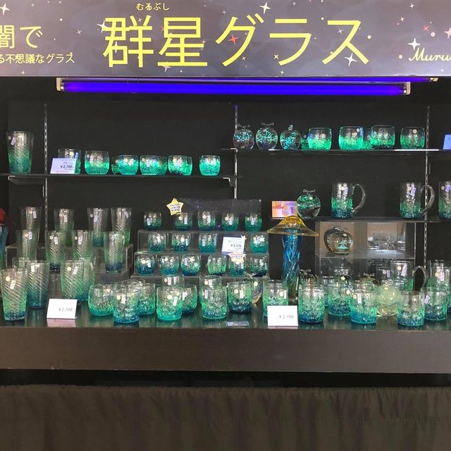 沖繩琉球玻璃村😍人造打造玻璃工藝品