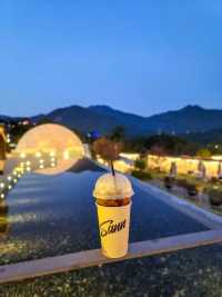 계룡산뷰가 아름다운 공주 동학사카페 에어산, 야경도 예쁜곳⛰️