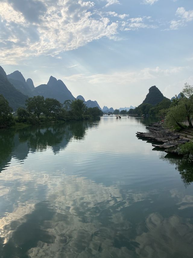 Bamboo rafting experience 