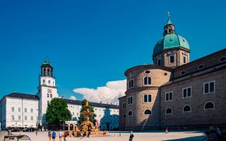 The largest ancient castle in Central Europe - Salzburg Fortress.