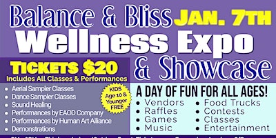 BALANCE & BLISS WELLNESS EXPO & SHOWCASE | Expressions Academy of Dance