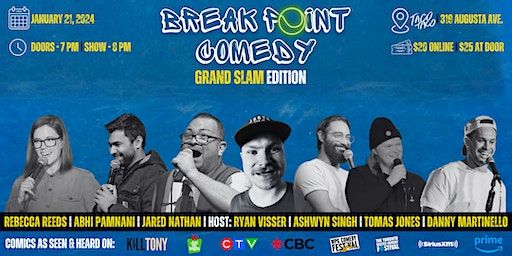 Break Point Comedy - Grand Slam Edition! | Taco Taco