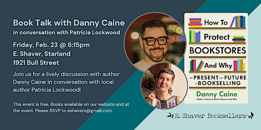 Book Talk with Danny Caine | 1921 Bull St