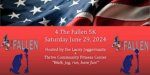 4 The Fallen 5K Fun Run & Walk 2024 | Thrive Community Fitness Center