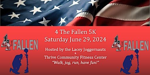 4 The Fallen 5K Fun Run & Walk 2024 | Thrive Community Fitness Center