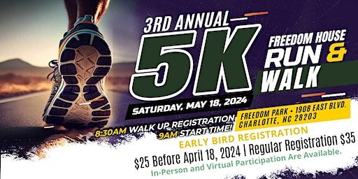 FREEDOM HOUSE 3RD ANNUAL 5K | Freedom Park
