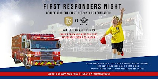 First Responders Night: VA Revolution Pro vs Blazers Football Club | RavenTek Park at VA Revolution