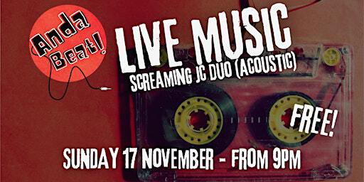Anda Beats&Grooves - Screaming JC Duo (acoustic) - Live Concert | Anda Venice