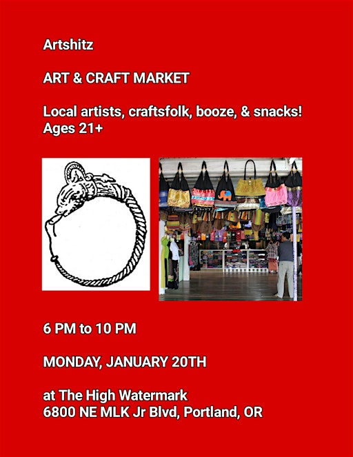 Artshitz 2025: Art & Craft Market | The High Water Mark