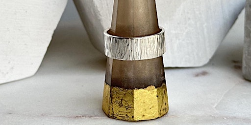 Make a Silver Wide Band Ring, St Andrews | East Nook Studio