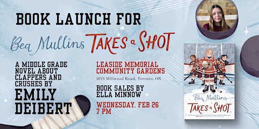 Book Launch for Bea Mullins Takes a Shot | Leaside Memorial Arena