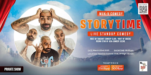 This week at TakeOut Comedy - Muk-V Comedy "Storytime" | TakeOut Comedy Club