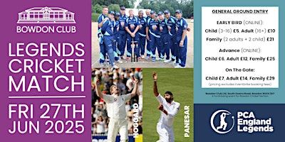 Legends Cricket Event | Bowdon Cricket Hockey and Squash Club