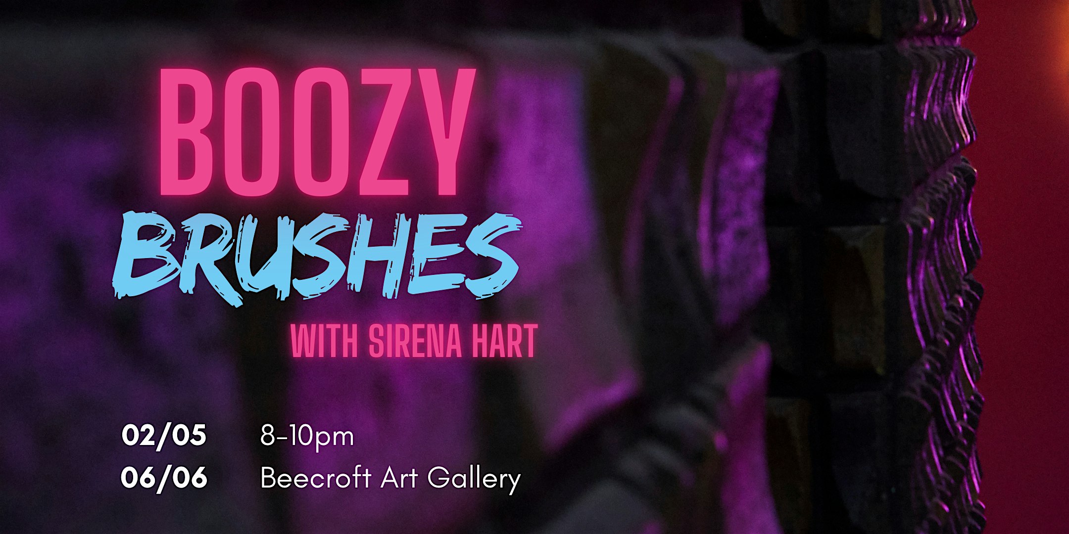 Boozy Brushes | Beecroft Art Gallery