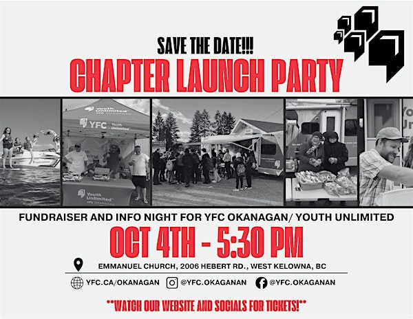 YFC Okanagan/ Youth Unlimited Chapter Launch Party! | 2600 Hebert Rd