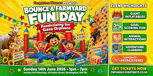Bounce & Farmyard Fun Day in Birmingham | Redshank Hockley Port Moorings