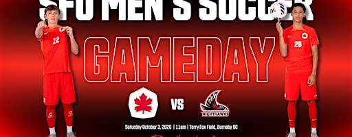 SFU Men's Soccer vs. Northwest Nazarene University | Terry Fox Field
