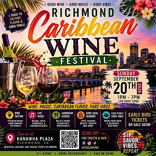 Richmond Caribbean Wine Food & Music Festival | Kanawha Plaza