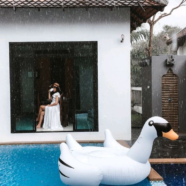 บ้านพักพลูวิลล่ากระบี่สไตล์บาหลี